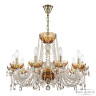 Подвесная люстра Bohemia Ivele Crystal 5402/10/240 G Amber/M-1H