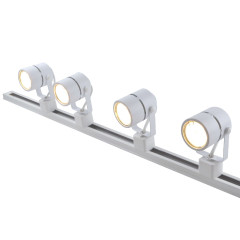 Трековый однофазный светильник (2 шт.) Volpe UBL-Q321 GU10/K WHITE SET41 UL-00010705