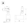Трековый светильник Arlight LGD-ZEUS-4TR-R100-30W Warm 024634