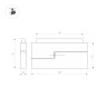 Трековый светильник Arlight Mag-Orient-Laser-Fold-S230-12W Warm3000 034642(1)