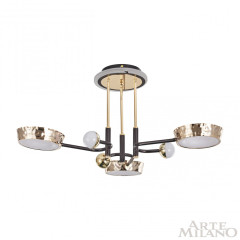 Потолочная люстра Arte Milano Ferrara 273210/6 BK/GD