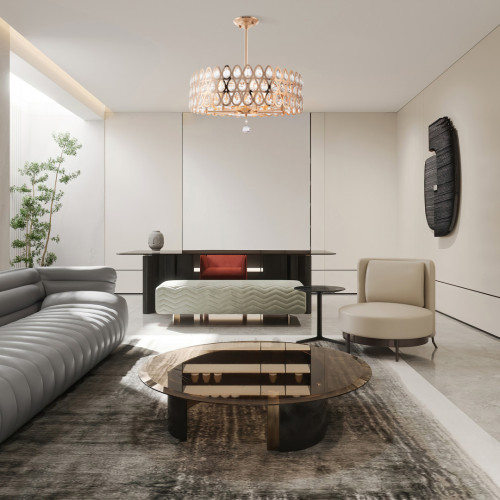 Люстра на штанге Arte Milano Sorrento 371019/8/300/580 GD