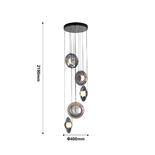 Каскадная люстра Favourite Rulle 4373-5P