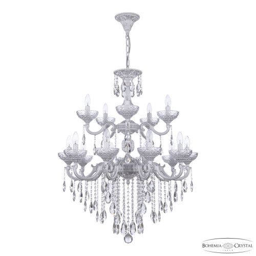Подвесная люстра Bohemia Ivele Crystal AL78101/10+5/250/2D B WMN P Clear/M-1F