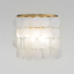 Настенный светильник Eurosvet 60084/2 латунь/перламутр a071169