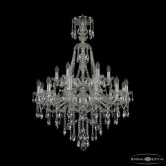 Подвесная люстра Bohemia Ivele Crystal 1415/12+6/300/XL-114/2d Ni