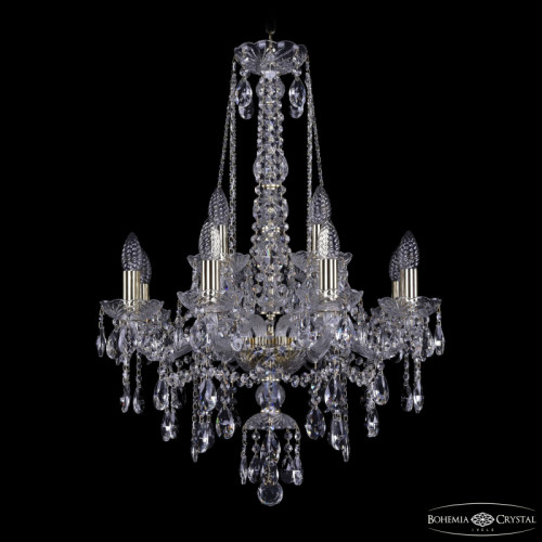 Подвесная люстра Bohemia Ivele Crystal 1415/8+4/200/h-75 G