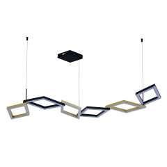 Подвесной светильник Indigo Anello 14034/B/6P Black V000214L