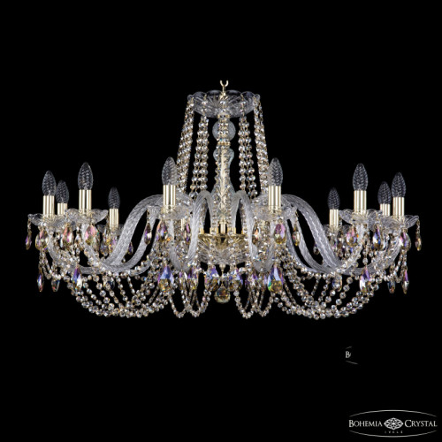 Подвесная люстра Bohemia Ivele Crystal 1402/12/360 G R801