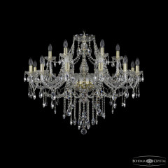 Подвесная люстра Bohemia Ivele Crystal 1415/12+6/360 G
