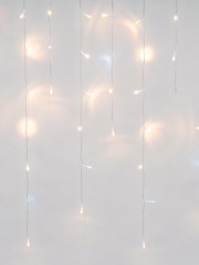 Уличная светодиодная гирлянда (UL-00003949) Uniel бахрома теплый белый-белый ULD-B3010-200/TTK Warmwhite-White IP44