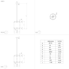 Подвесной светильник Eglo Surfleet 43874