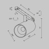 Трековый магнитный светильник Maytoni Technical Focus Led Exility X TR243-4-12WTW-DD2-B