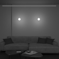 Трековый магнитный светильник Maytoni Luna TR039-4-5W3K-WW-DS-W