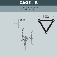 Садово-парковый светильник Fumagalli GIGI BISSO/SABA 3L K22.156.S30.AYE27
