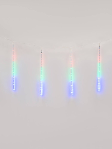 Уличная светодиодная гирлянда (11122) Uniel занавес Падающие звезды 220V разноцветный ULD-E2405-240/DTK MULTI IP44 METEOR