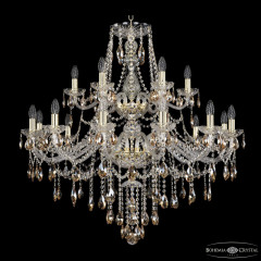 Подвесная люстра Bohemia Ivele Crystal 1415/12+6/360/2d G K721