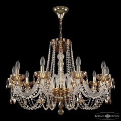 Подвесная люстра Bohemia Ivele Crystal 5402/10/300 G Amber/M-1H K721
