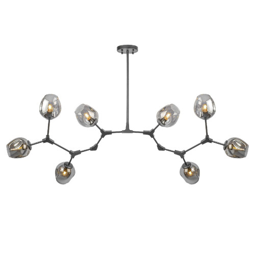 Люстра на штанге AM Group LOFT-8 BK