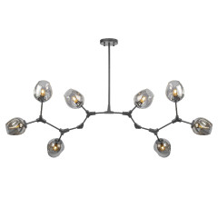 Люстра на штанге AM Group LOFT-8 BK