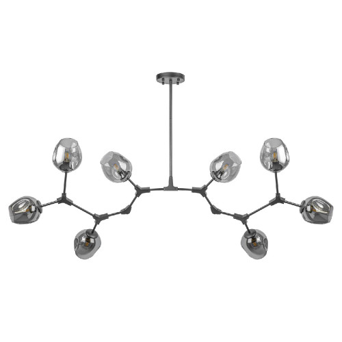 Люстра на штанге AM Group LOFT-8 BK