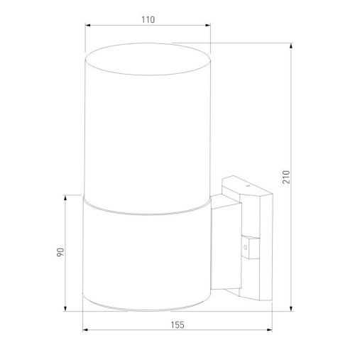 Уличный настенный светильник Elektrostandard Roil 4690389175466