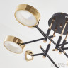 Потолочный светильник Arte Milano Ferrara 273299/8 BK/GD