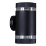 Уличный настенный светильник Reluce 86226-9.2-002CT 2*GX53 BK