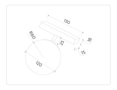 Трековый магнитный светильник Ambrella Light Track System GL3921