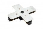 Коннектор Х-образный Denkirs DK Track Black TR1104-BK