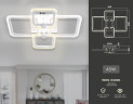 Потолочный светодиодный светильник Ambrella Light Acrylica FA5309
