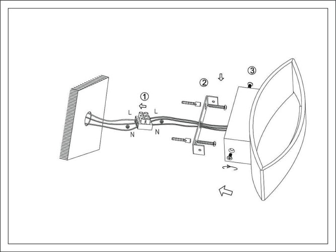 Настенный светильник DesignLed GW-A715-5-WH-WW 003024