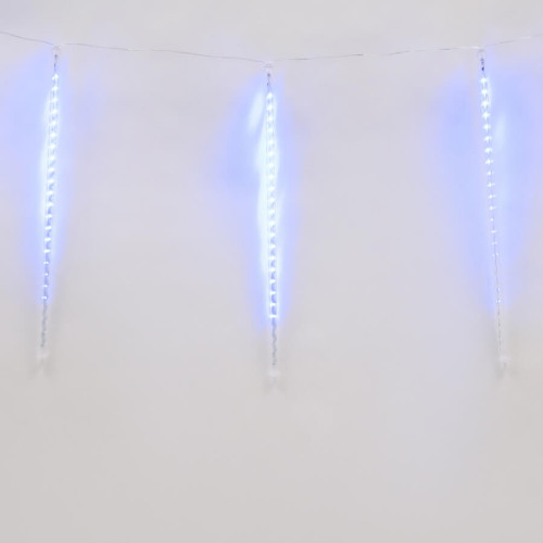 Уличная светодиодная гирлянда (UL-00000167) Uniel занавес 220V синий ULD-E1505-336/DTK BLUE IP44 TWISTED METEOR