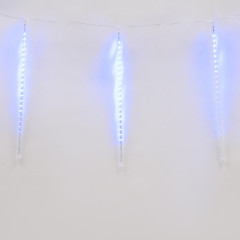 Уличная светодиодная гирлянда (UL-00000167) Uniel занавес 220V синий ULD-E1505-336/DTK BLUE IP44 TWISTED METEOR