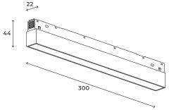 Трековый магнитный светильник Hesby Lighting ElDeko HSBL_0236