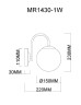 Бра MyFar Kate MR1430-1W