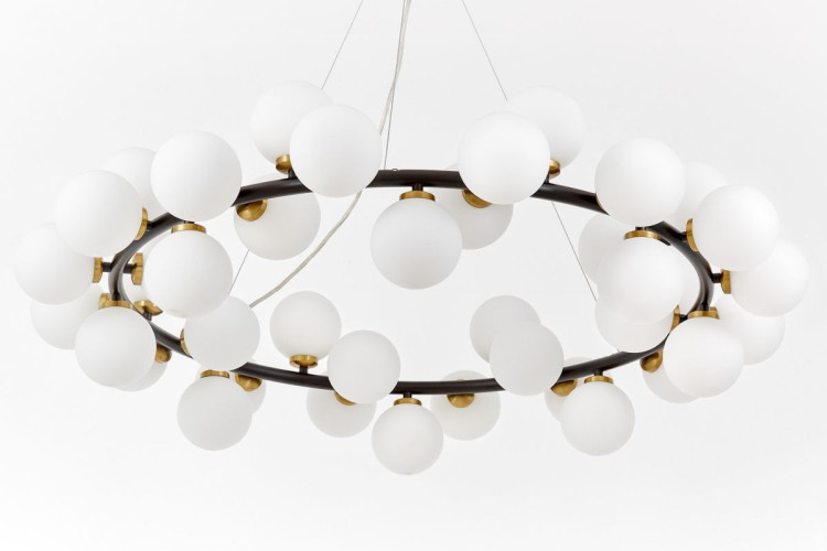 Подвесная люстра Lumina Deco Marsiada LDP 6033-40 BK+MD