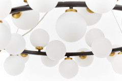 Подвесная люстра Lumina Deco Marsiada LDP 6033-40 BK+MD