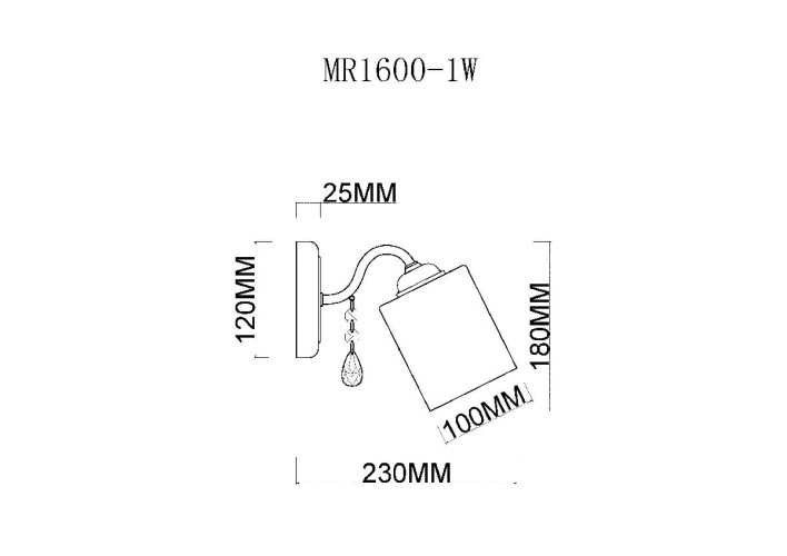 Бра MyFar Patrick MR1600-1W