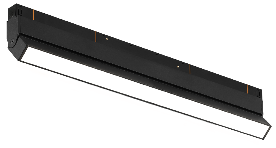 Трековый магнитный светильник iLedex Vision SMART 4822-004-L602-24W-110DG-BK