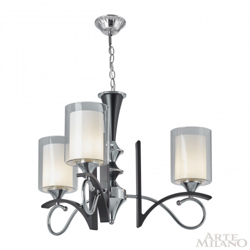 Подвесная люстра Arte Milano Florentia-9167 309167/3 Bk/Ni