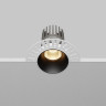 Встраиваемый светильник Maytoni Technical Dip DL124-10W-3K-TRS-B