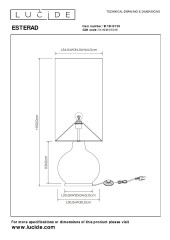 Торшер Lucide Esterad 10719/81/30