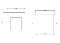 Встраиваемый светильник Maytoni Arca O038-L3B
