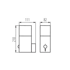 Ландшафтный светильник Kanlux Vadra 21L-UP SE 29011
