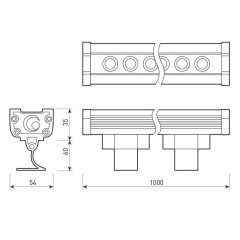 Прожектор Arlight AR-LINE-1000L-36W-220V Warm 024306