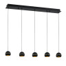 Подвесная люстра DeLight Collection MD21001034-5B black/gold