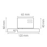 Адаптер с драйвером с DIP-switch управляемый по DALI д/трек-системы Quattro Lightstar 594066
