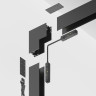 Коннектор для трека Maytoni Technical Accessories for tracks Gravity TRX010ICL-21B