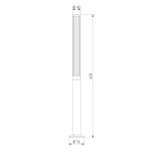Ландшафтный светильник Elektrostandard Peak 35196/F черный 4690389218897 a071902